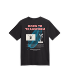 Black "Real Growth" T-shirt